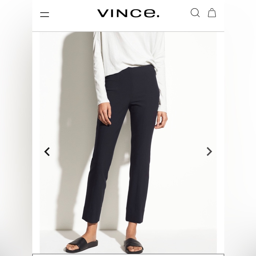 Vince Stitch Front Seam Ponte Legging, Sz xs